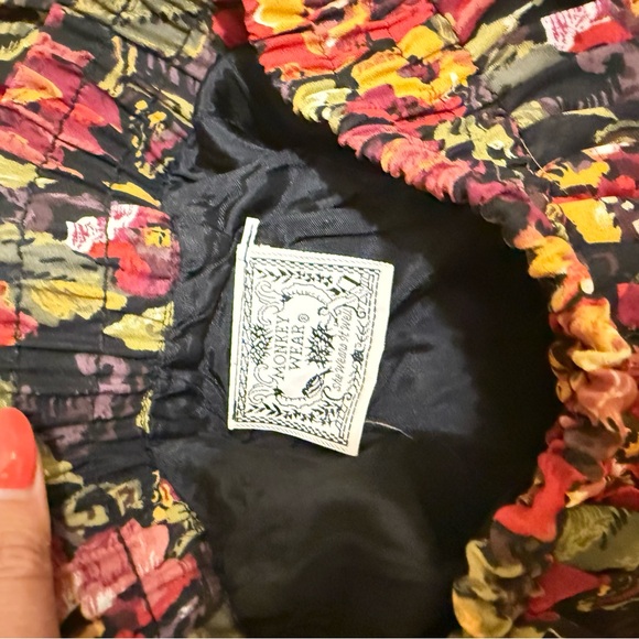 Vintage 90’s Black Blazer and Floral Skirt Set - Picture 6 of 6